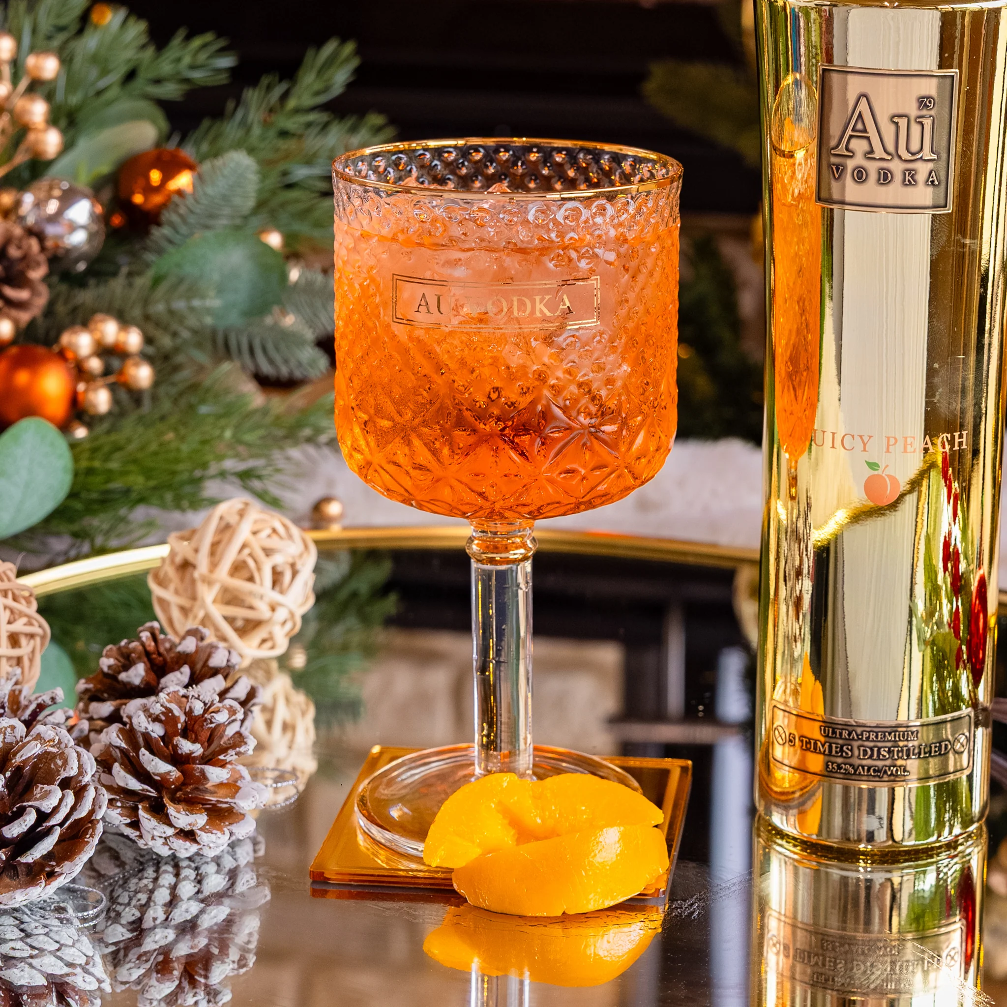 Au Crystal Cocktail Glass - Image 12