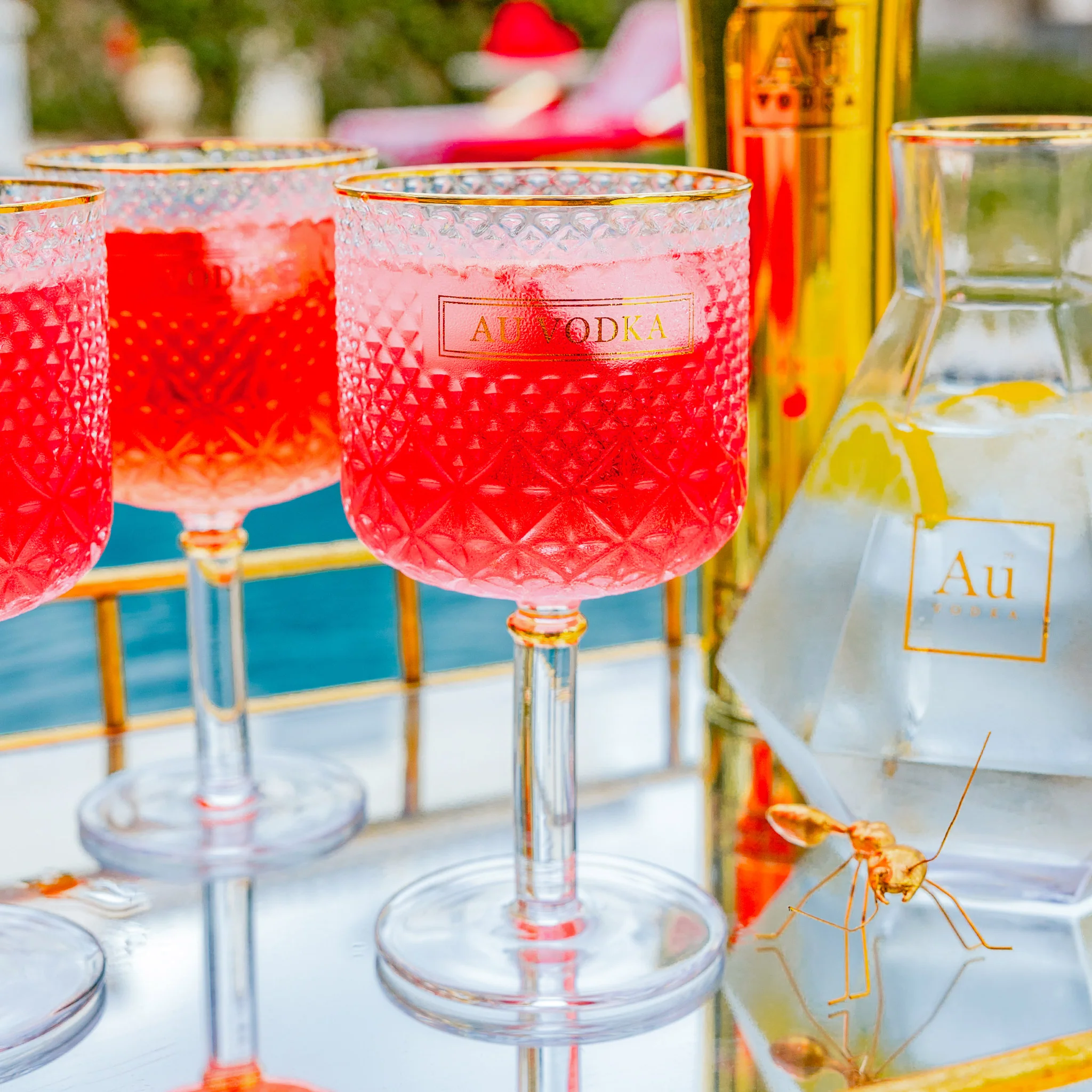 Au Crystal Cocktail Glass - Image 4