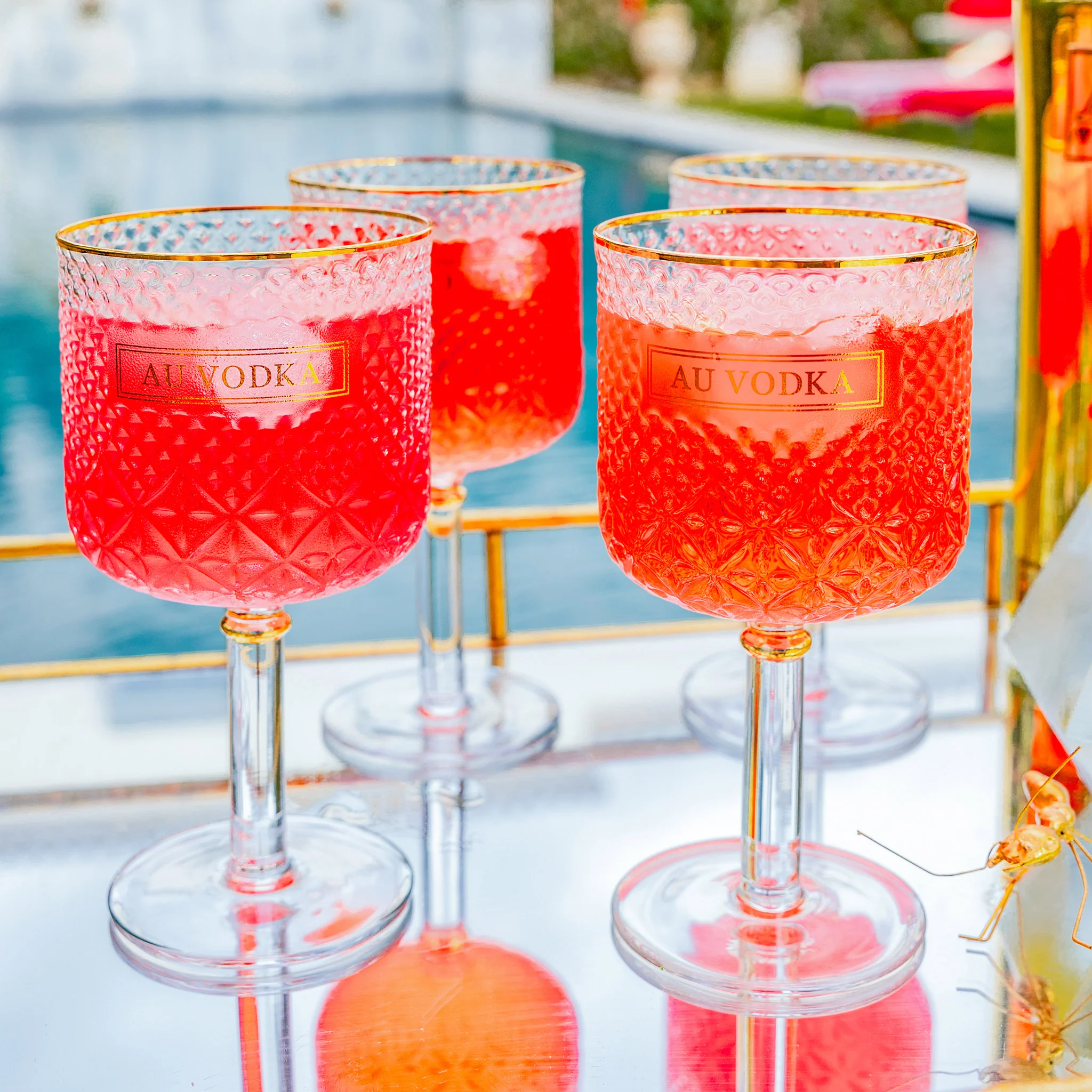 Au Crystal Cocktail Glass - Image 5