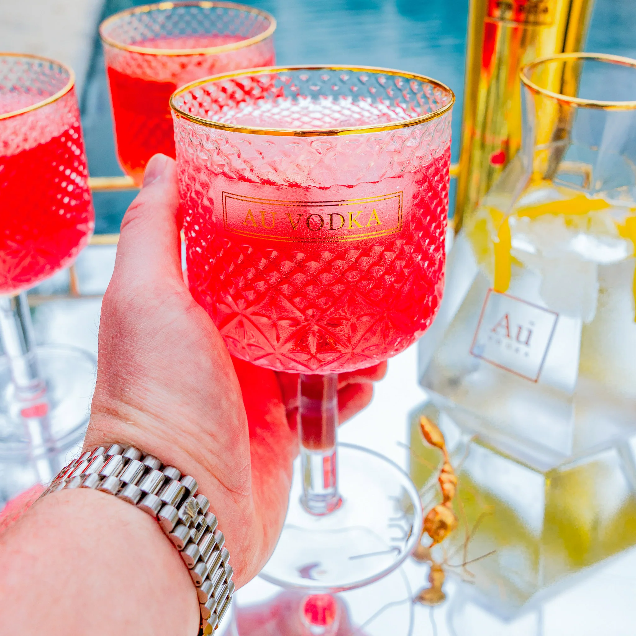 Au Crystal Cocktail Glass - Image 7