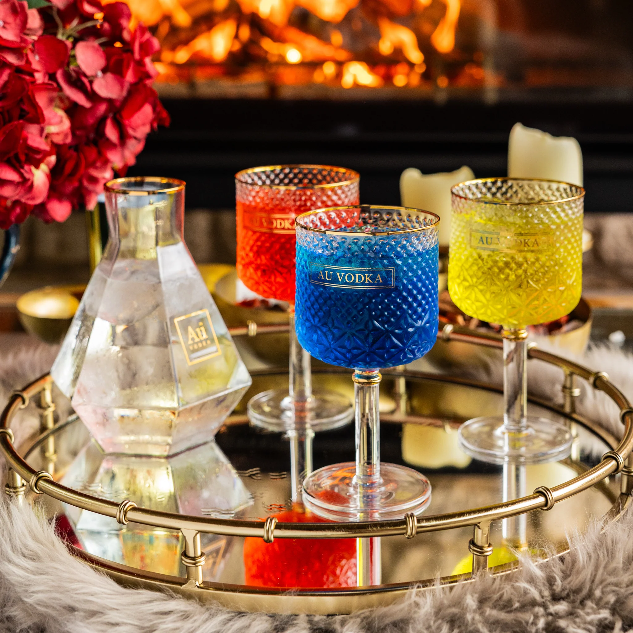Au Crystal Cocktail Glass - Image 8